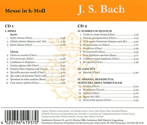 J. S. Bach - h-Moll-Messe