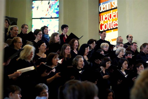 Frühjahr 2012: J. Rutters Mass of The Children und Mendelssohns 42. Psalm